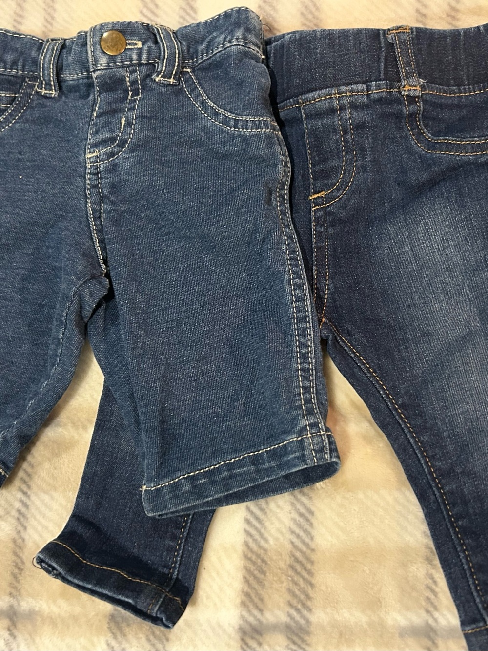 Babies Denim Pull-On Jeggings - Blue